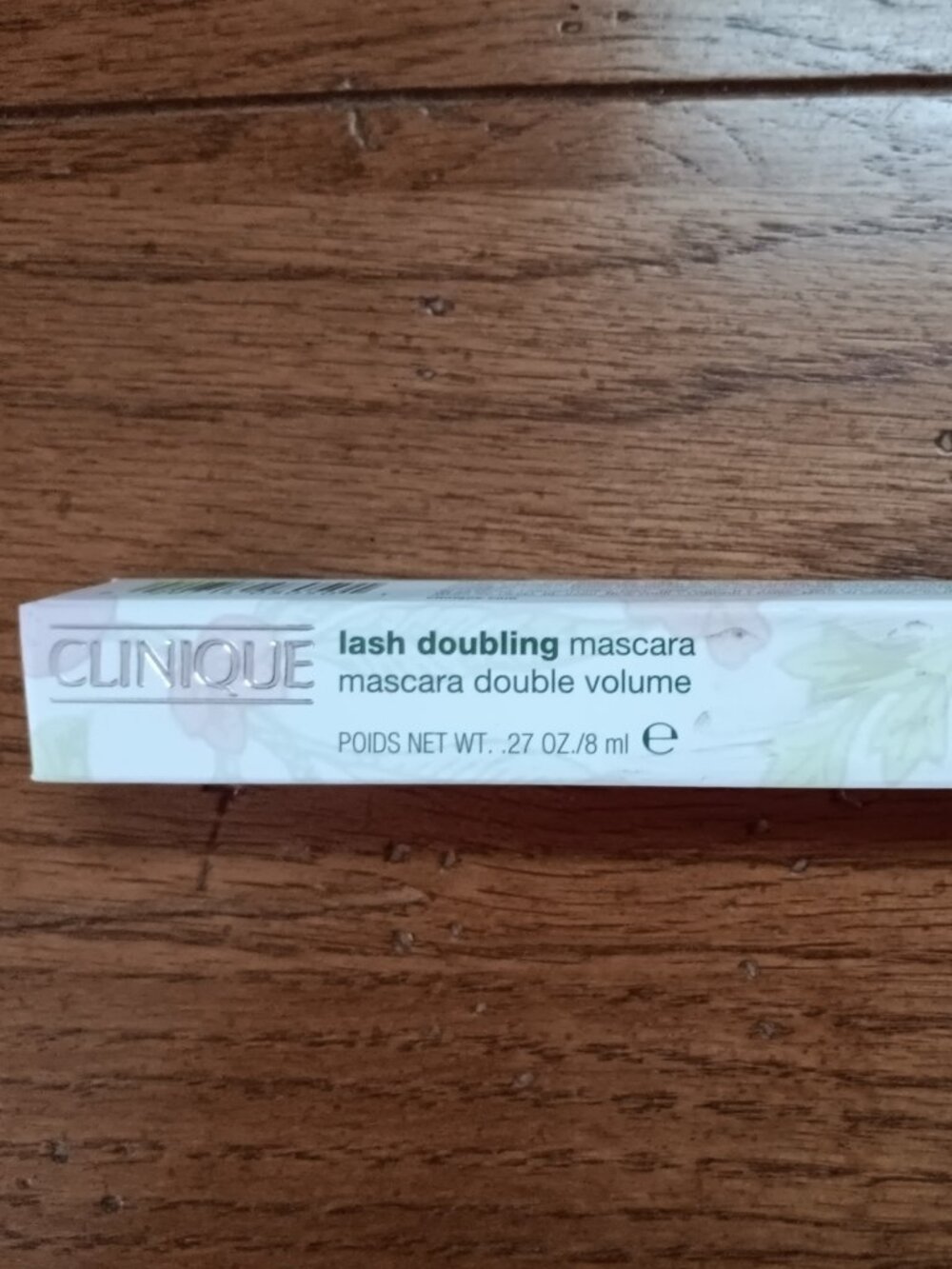 New Clinique lash doubling mascara, black